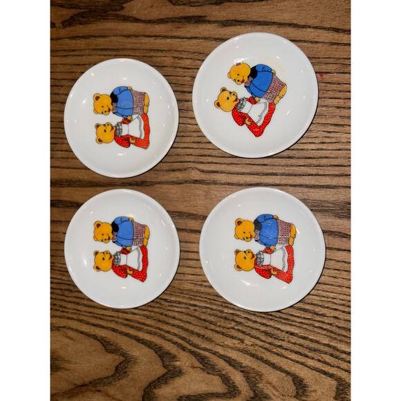 Vintage Child’s 13 Piece Porcelain Little Bear Tea Set - Picture 2 of 6